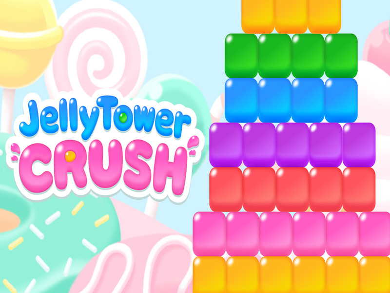 Mchezo Jelly tower Crush online