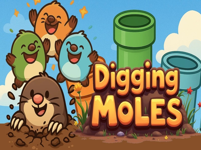 Mchezo Kuchimba moles online