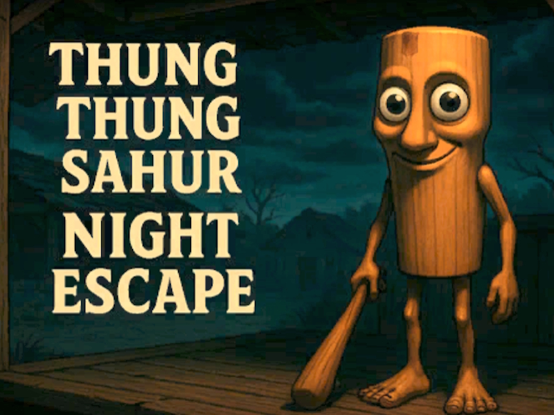 Mchezo Thung Thung Sahur usiku kutoroka online