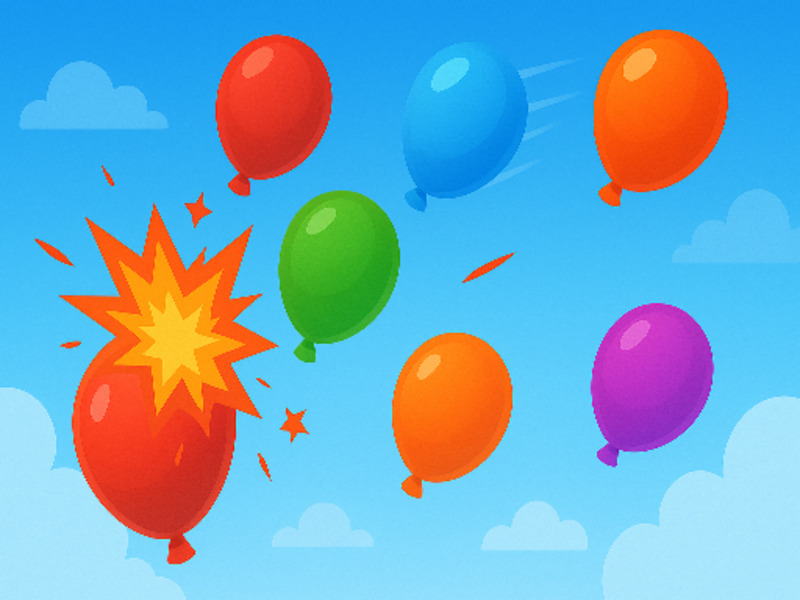 Mchezo Balloon pop frenzy online