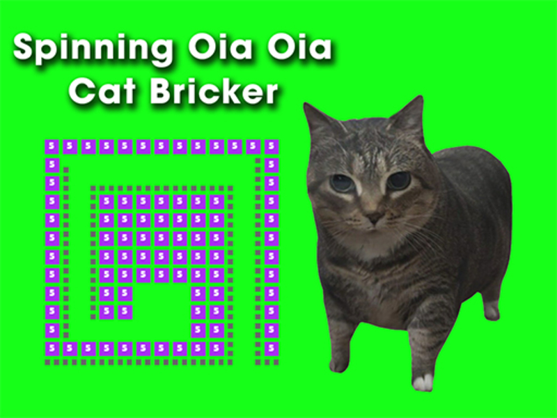 Mchezo Spinning Uia Uia Cat Bricker online