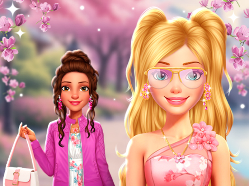 Mchezo Sherehe ya BFFS Cherry Blossom online