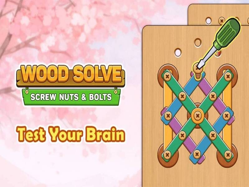 Mchezo Karatasi za Screw & Bolts: Tatua ya kuni online