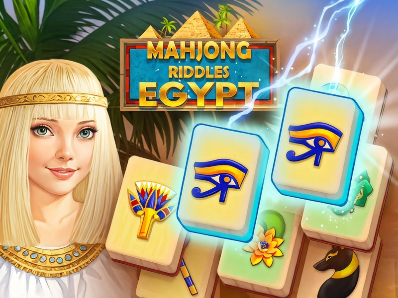 Mchezo Vitendawili vya Mahjong: Misri online