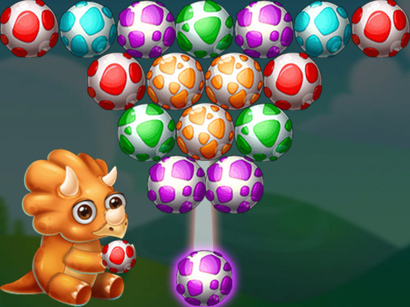 Mchezo Risasi ya yai ya Dino online