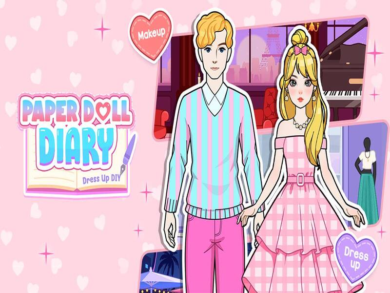 Mchezo Diary ya Doll ya Karatasi: Mavazi ya DIY online